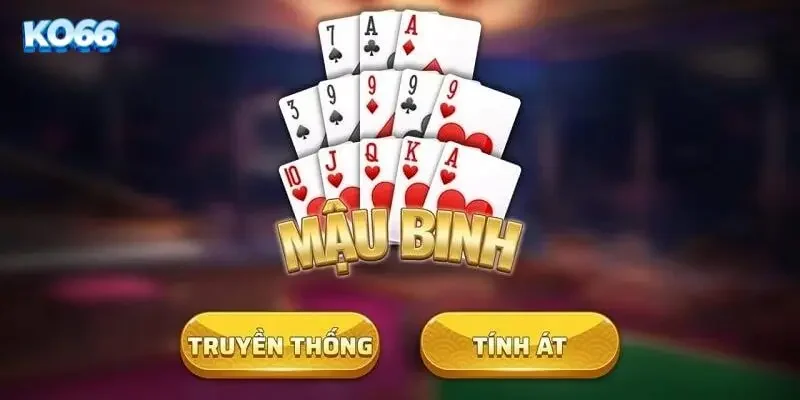 Bảng tỷ lệ ăn thưởng Mậu binh chi tiết tại hệ thống KO66